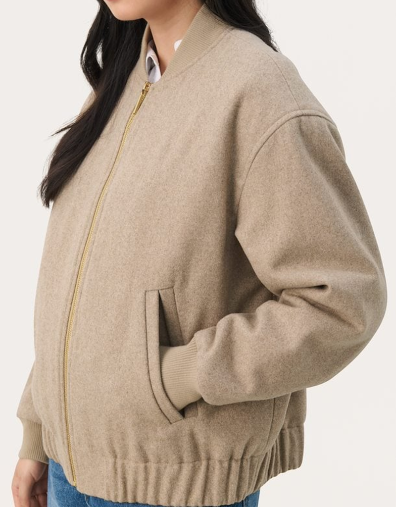 Part Two Layla Wool Bomber Jacket