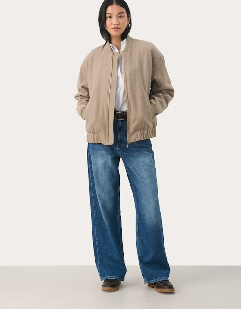 Part Two Layla Wool Bomber Jacket