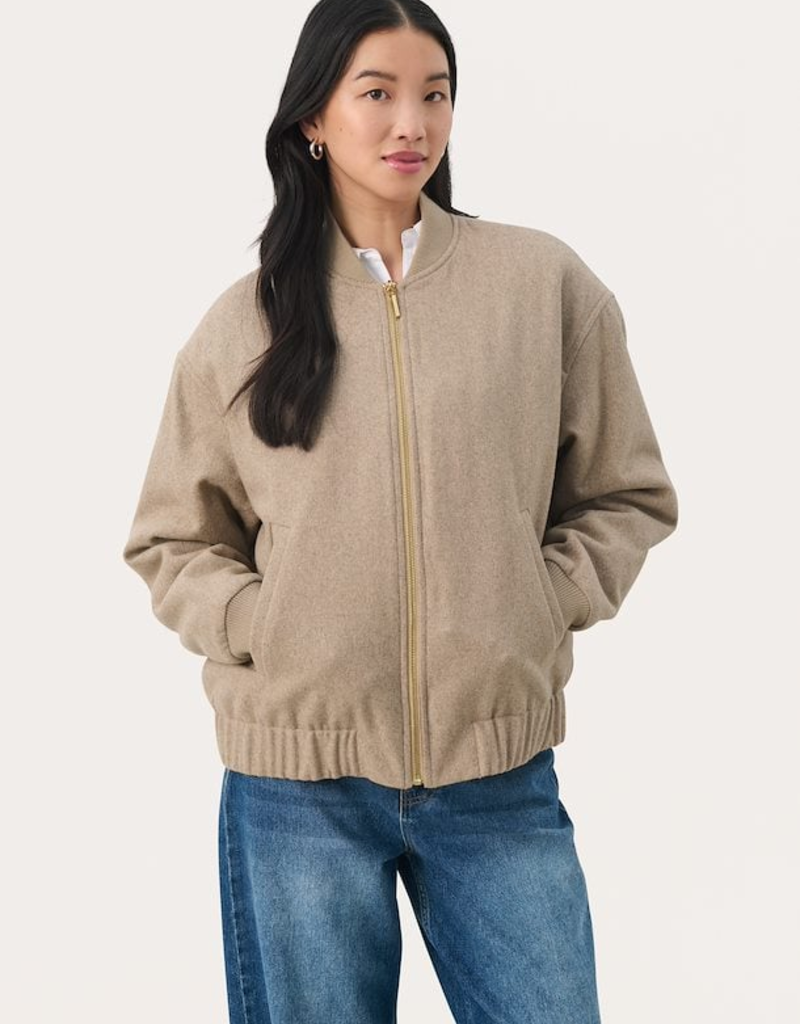 Part Two Layla Wool Bomber Jacket