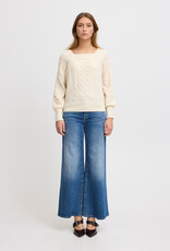 ICHI Liyanna Cable Knit Pullover