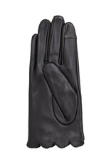 ICHI Accessories Girra Scalloped Leather Gloves