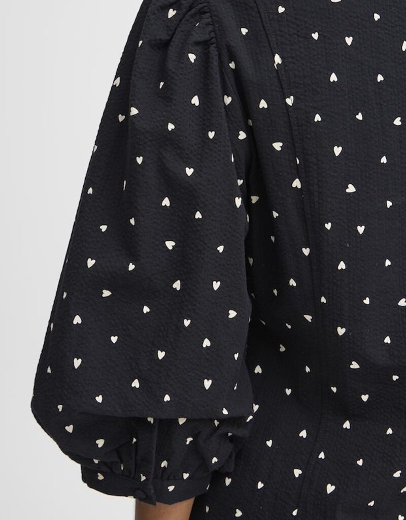 ICHI Qwissa Heart Print Dress (FINAL SALE)