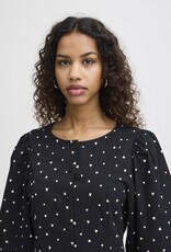 ICHI Qwissa Heart Print Dress (FINAL SALE)