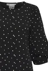 ICHI Qwissa Heart Print Dress (FINAL SALE)