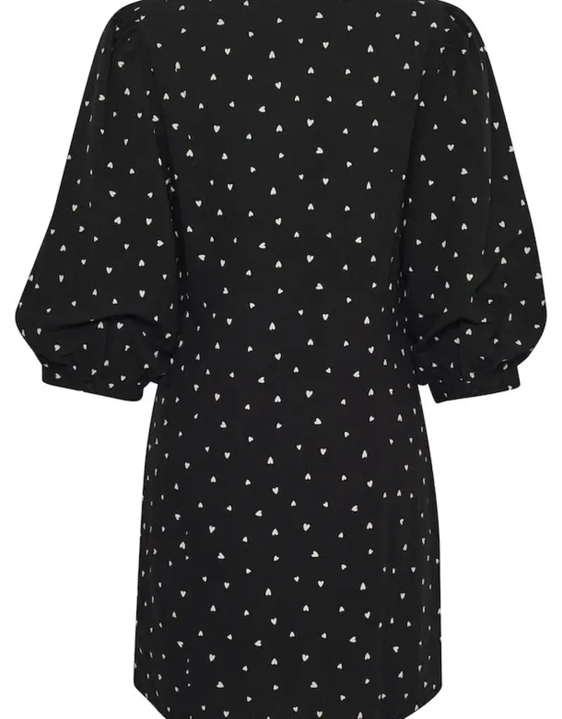 Quiz heart print dress hotsell