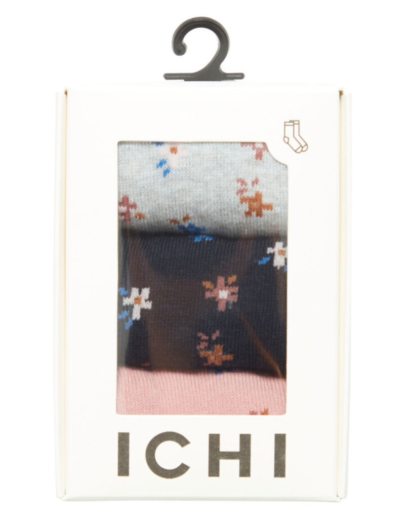 ICHI Accessories Sable Socks 3pk