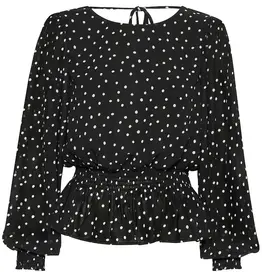 Kaffe Sally Polkadot Blouse