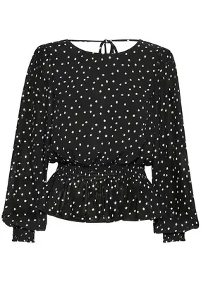 Kaffe Sally Polkadot Blouse