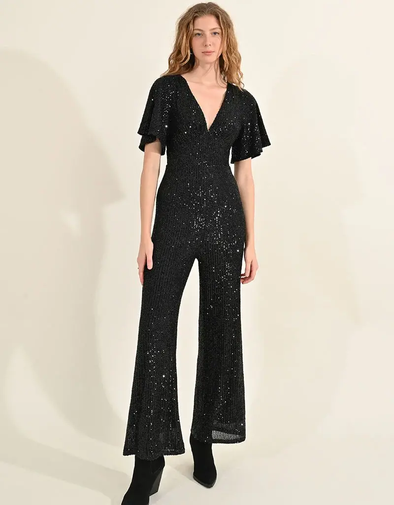 Molly Bracken Elana Sequined Jumpsuit