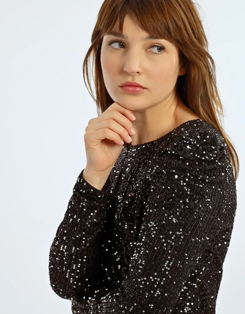 Molly Bracken Bryce Sequin Top (FINAL SALE)