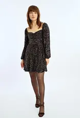 Molly Bracken Lolita Sequin Mini With Puffed Sleeves (FINAL SALE)