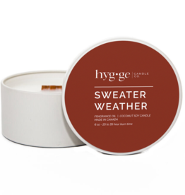 Hygge Candle Co. Sweater Weather Candle in Tin