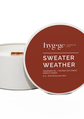 Hygge Candle Co. Sweater Weather Candle in Tin