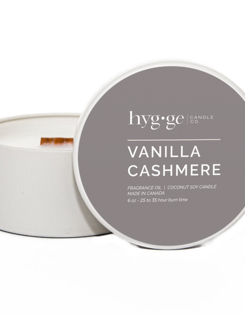 Hygge Candle Co. Vanilla Cashmere Candle in Tin