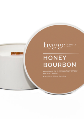 Hygge Candle Co. Honey Bourbon Candle in Tin