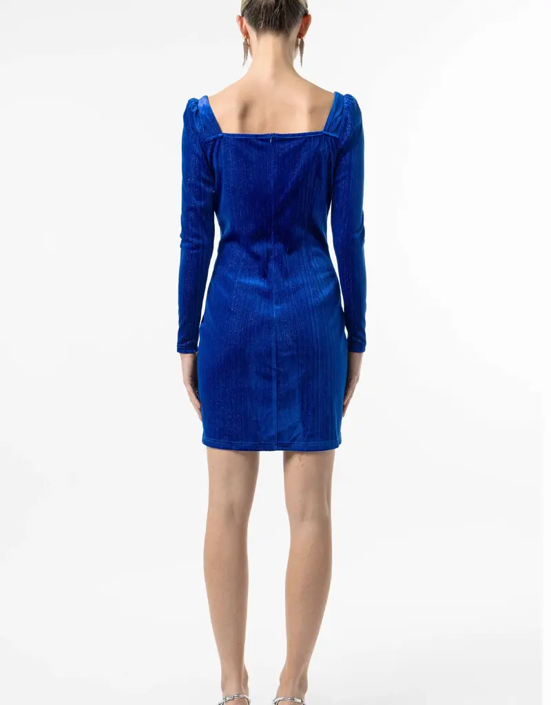 Angel Eye Peekaboo Sparkle Velvet Mini With Cutout