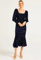 Angel Eye Firework Sequin Midi Dress (FINAL SALE)