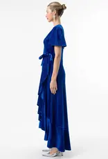 Angel Eye Vesta Sparkle Velvet Wrap Dress (FINAL SALE)