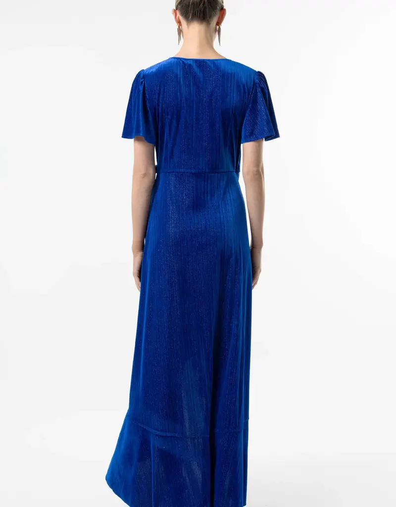 Angel Eye Vesta Sparkle Velvet Wrap Dress (FINAL SALE)