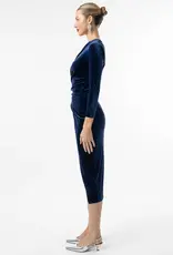 Angel Eye Astro Velvet Dress With Glitter