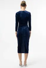 Angel Eye Astro Velvet Dress With Glitter (FINAL SALE)