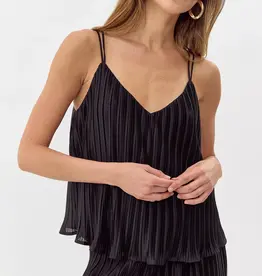 Greylin Randal Strappy Pleated Cami Top *Only One Left - XS*