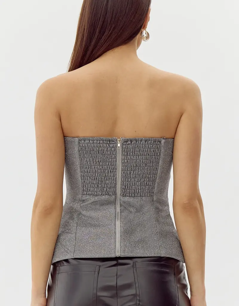 Greylin Catalina Metallic Tube Top (FINAL SALE)