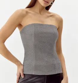 Greylin Catalina Metallic Shimmer Tube Top