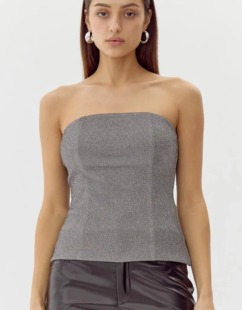 Greylin Catalina Metallic Tube Top (FINAL SALE)