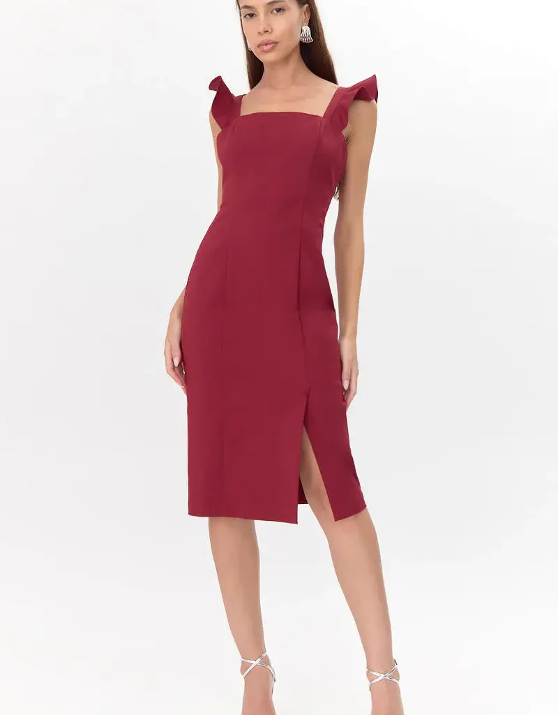 Adelyn Rae Donatela Midi Dress (FINAL SALE)