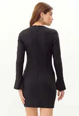 Adelyn Rae Carmelia Rhinestone Cuff Mini Dress