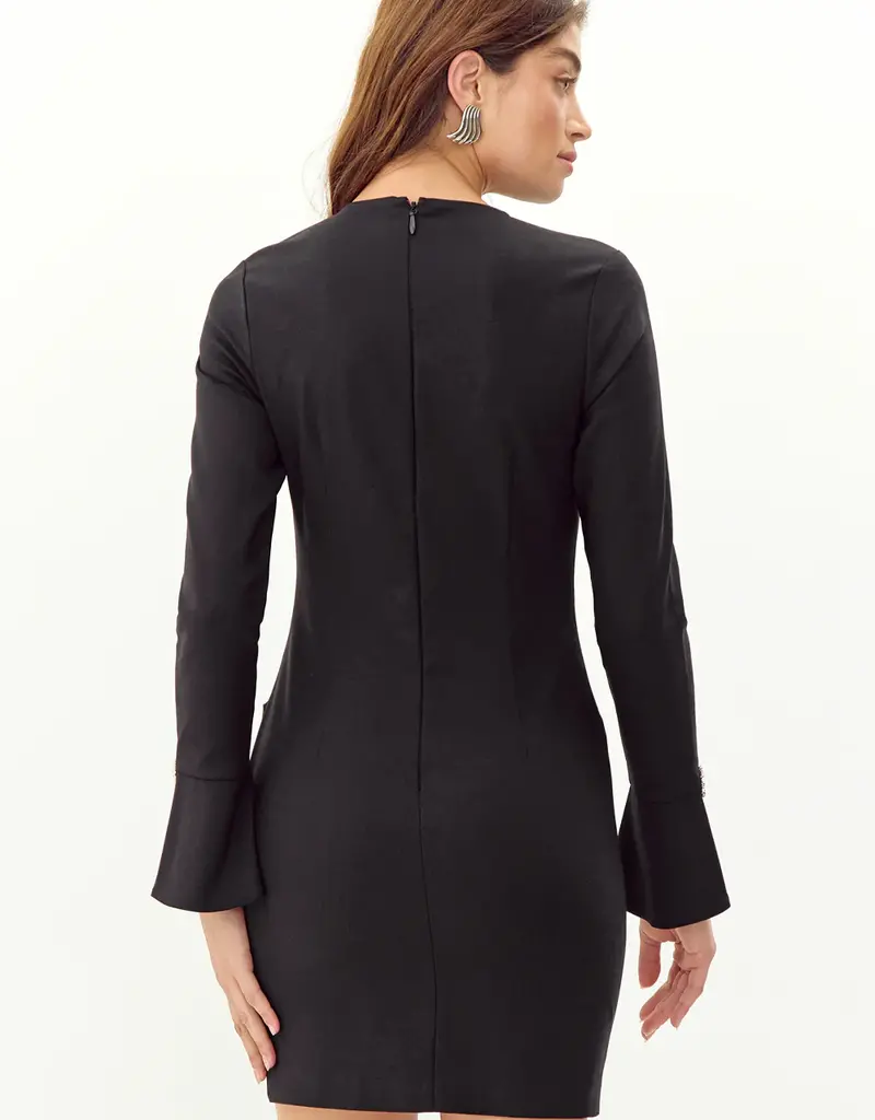 Adelyn Rae Carmelia Rhinestone Cuff Mini Dress