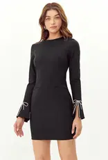 Adelyn Rae Carmelia Rhinestone Cuff Mini Dress