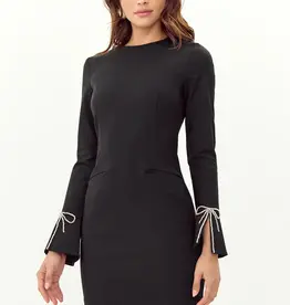 Adelyn Rae Carmelia Rhinestone Cuff Mini Dress *Only One Left - XL*