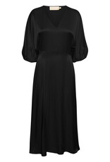 Soaked In Luxury Evita V-Neck Satin Midi (FINAL SALE)