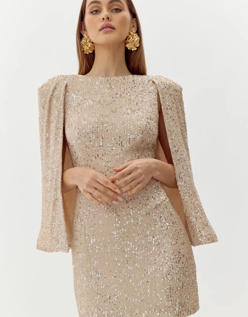 Adelyn Rae Maddy Sequin Bodycon Dress