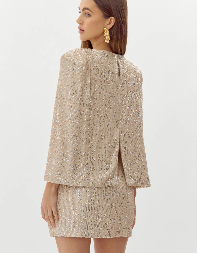 Adelyn Rae Maddy Sequin Bodycon Dress