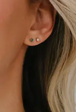 Leah Alexandra Element Studs - Gold/Pearl