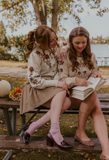 Louizon Vienna Tie Daisy Cardigan