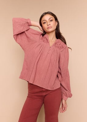 Louizon Bobby Embroidered Blouse **X-SMALL, SMALL**