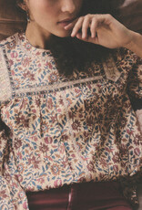 Louizon Ripcord Printed Quilt Blouse