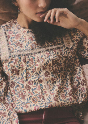 Louizon Ripcord Printed Quilt Blouse *Medium & Large*