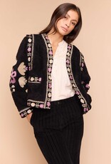 Louizon Novence Embroidered Shearling Coat