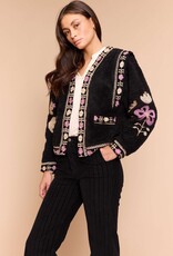 Louizon Novence Embroidered Shearling Coat