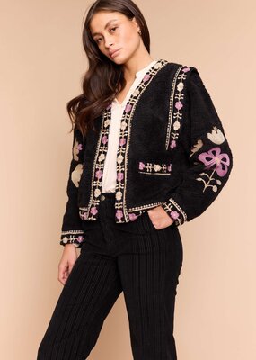 Louizon Novence Embroidered Shearling Coat *Only One Left - XS*