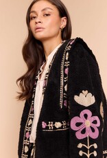 Louizon Novence Embroidered Shearling Coat