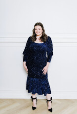 Angel Eye Firework Sequin Midi Dress (FINAL SALE)