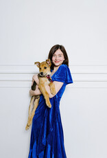 Angel Eye Vesta Sparkle Velvet Wrap Dress