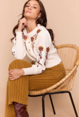 Louizon Vienna Tie Daisy Cardigan