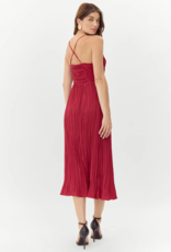 Adelyn Rae Jasmine Pleated Midi Dress